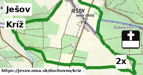 Kríž, Ješov