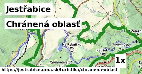 chránená oblasť v Jestřabice