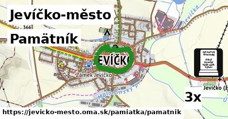 Pamätník, Jevíčko-město