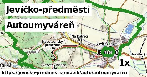 autoumyváreň v Jevíčko-předměstí