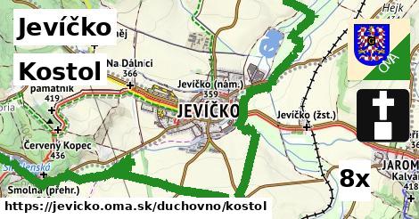 Kostol, Jevíčko