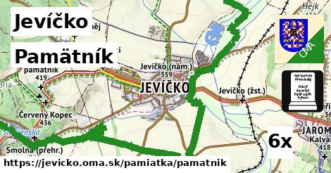 Pamätník, Jevíčko