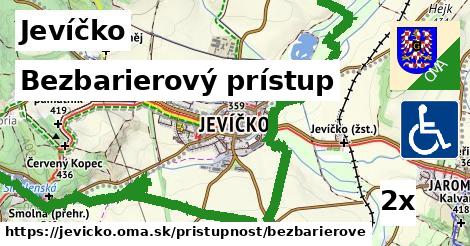 Bezbarierový prístup, Jevíčko
