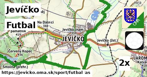 Futbal, Jevíčko