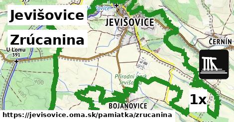 Zrúcanina, Jevišovice