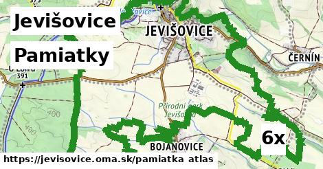 pamiatky v Jevišovice