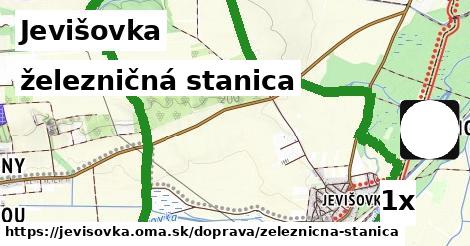 železničná stanica, Jevišovka