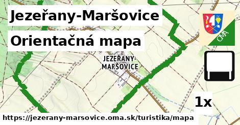 Orientačná mapa, Jezeřany-Maršovice