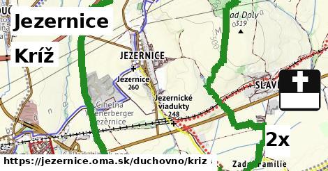 Kríž, Jezernice