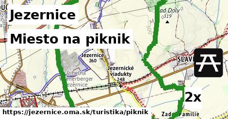 Miesto na piknik, Jezernice