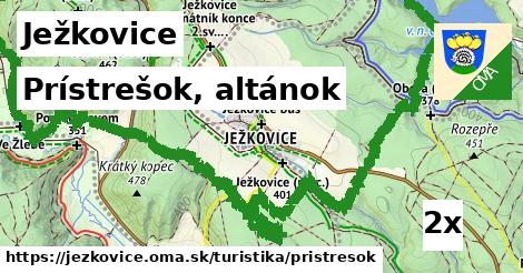 prístrešok, altánok v Ježkovice