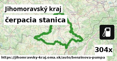 čerpacia stanica, Jihomoravský kraj