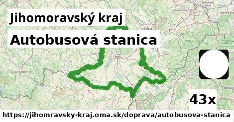 Autobusová stanica, Jihomoravský kraj