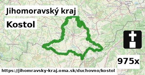 Kostol, Jihomoravský kraj