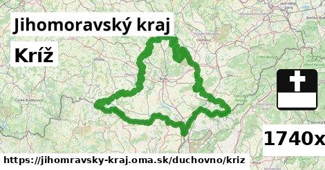 Kríž, Jihomoravský kraj