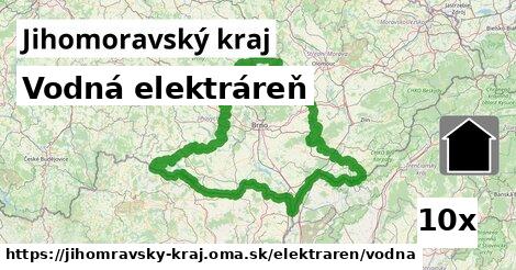 Vodná elektráreň, Jihomoravský kraj