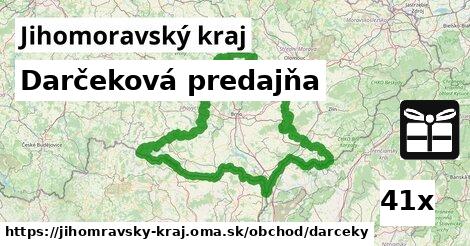 Darčeková predajňa, Jihomoravský kraj