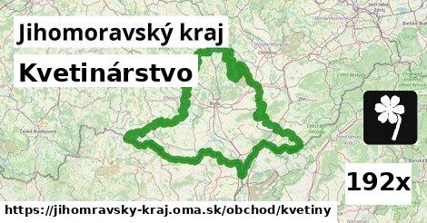 Kvetinárstvo, Jihomoravský kraj