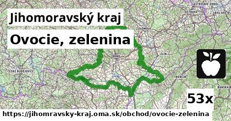 Ovocie, zelenina, Jihomoravský kraj