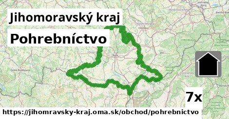 Pohrebníctvo, Jihomoravský kraj