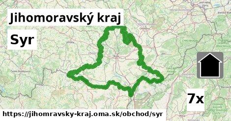 Syr, Jihomoravský kraj