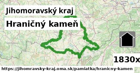 Hraničný kameň, Jihomoravský kraj