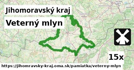 Veterný mlyn, Jihomoravský kraj