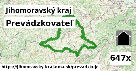 prevádzkovateľ v Jihomoravský kraj