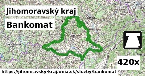 Bankomat, Jihomoravský kraj