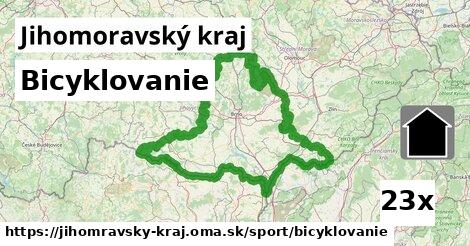 bicyklovanie v Jihomoravský kraj