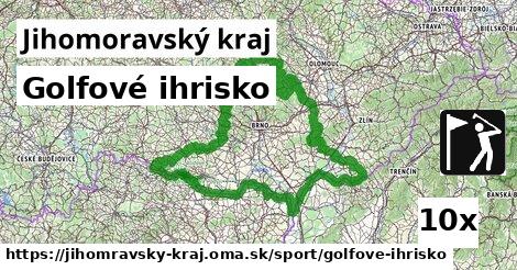 Golfové ihrisko, Jihomoravský kraj