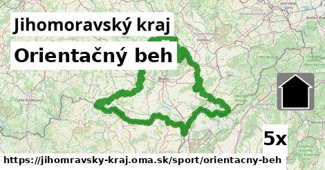 Orientačný beh, Jihomoravský kraj