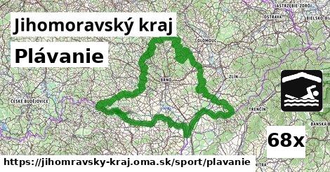 Plávanie, Jihomoravský kraj