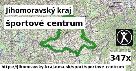 športové centrum, Jihomoravský kraj