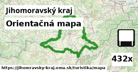 Orientačná mapa, Jihomoravský kraj