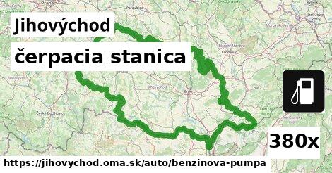 čerpacia stanica, Jihovýchod