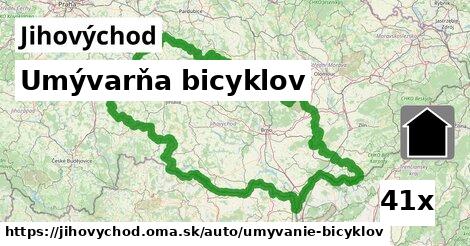 Umývarňa bicyklov, Jihovýchod