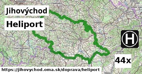 Heliport, Jihovýchod