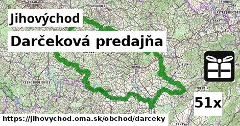 Darčeková predajňa, Jihovýchod