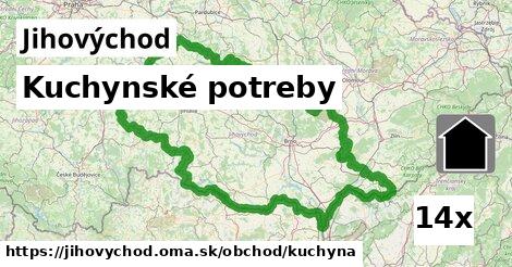 Kuchynské potreby, Jihovýchod