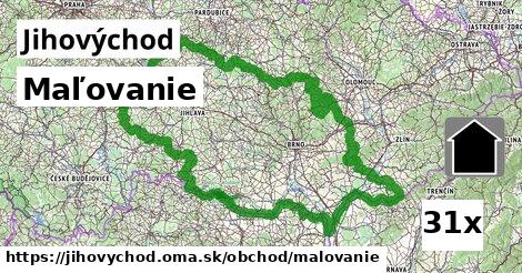 Maľovanie, Jihovýchod