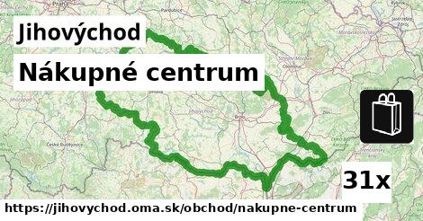 Nákupné centrum, Jihovýchod