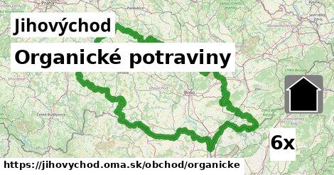 Organické potraviny, Jihovýchod