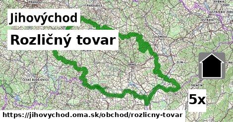 Rozličný tovar, Jihovýchod