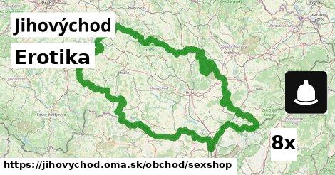 Erotika, Jihovýchod