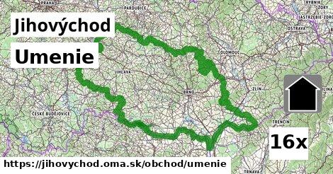 umenie v Jihovýchod