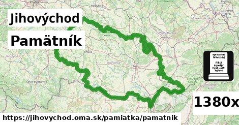 Pamätník, Jihovýchod