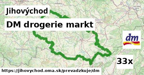 DM drogerie markt, Jihovýchod