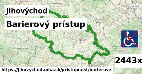 Barierový prístup, Jihovýchod