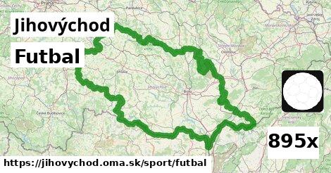 Futbal, Jihovýchod